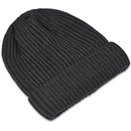 Arctic Beanie Charcoal Flat